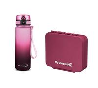 My Vesperbox Liv Set - Boîte à déjeuner et gourde de 500 ml pour enfants - Anti-fuite et sans BPA - Boîte à déjeuner pour l'école et la maternelle - Fabriqué en Allemagne