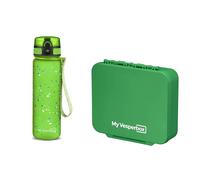 My Vesperbox Liv Set - Boîte à déjeuner et gourde de 500 ml pour enfants - Anti-fuite et sans BPA - Boîte à déjeuner pour l'école et la maternelle - Fabriqué en Allemagne