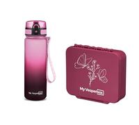 My Vesperbox Liv Set - Boîte à déjeuner et gourde de 500 ml pour enfants - Anti-fuite et sans BPA - Boîte à déjeuner pour l'école et la maternelle - Fabriqué en Allemagne