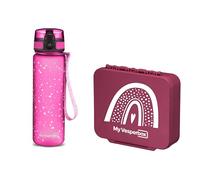 My Vesperbox Liv Set - Boîte à déjeuner et gourde de 500 ml pour enfants - Anti-fuite et sans BPA - Boîte à déjeuner pour l'école et la maternelle - Fabriqué en Allemagne