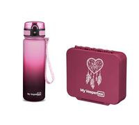 My Vesperbox Liv Set - Boîte à déjeuner et gourde de 500 ml pour enfants - Anti-fuite et sans BPA - Boîte à déjeuner pour l'école et la maternelle - Fabriqué en Allemagne