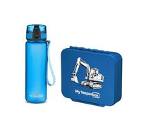 My Vesperbox Liv Set - Boîte à déjeuner et gourde de 500 ml pour enfants - Anti-fuite et sans BPA - Boîte à déjeuner pour l'école et la maternelle - Fabriqué en Allemagne