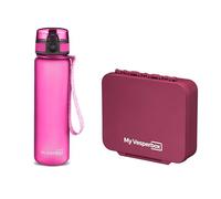 My Vesperbox Liv Set - Boîte à déjeuner et gourde de 500 ml pour enfants - Anti-fuite et sans BPA - Boîte à déjeuner pour l'école et la maternelle - Fabriqué en Allemagne