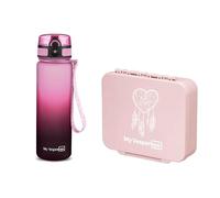 My Vesperbox Liv Set - Boîte à déjeuner et gourde de 500 ml pour enfants - Anti-fuite et sans BPA - Boîte à déjeuner pour l'école et la maternelle - Fabriqué en Allemagne