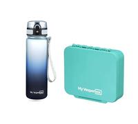 My Vesperbox Liv Set - Boîte à déjeuner et gourde de 500 ml pour enfants - Anti-fuite et sans BPA - Boîte à déjeuner pour l'école et la maternelle - Fabriqué en Allemagne