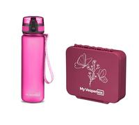 My Vesperbox Liv Set - Boîte à déjeuner et gourde de 500 ml pour enfants - Anti-fuite et sans BPA - Boîte à déjeuner pour l'école et la maternelle - Fabriqué en Allemagne