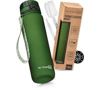 My Vesperbox Minny Gourde pour enfant 750 ml, anti-fuite et sans BPA, avec joint de rechange, brosse de nettoyage, filtre à fruits et paille en option - Idéal pour l'école, la maternelle et le sport