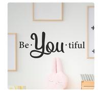 My Vinyl Story - phrase Wall stickers - convient pour le salon, la chambre à coucher, etc. - stickers muraux en vinyle amovibles - stickers muraux en noir et blanc 15 * 50CM