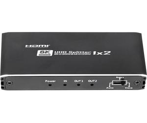 My Wall 8K HDMI® Splitter 1 in 2 out Répartiteur HDMI compatible avec lultra HD