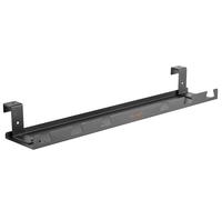 my wall Gestion des câbles de Bureau HZ47L - Montage Facile sur Table, vis ou accrochage, Longueur 590 mm, Largeur 131 mm, Charge maximale 5 kg, Guide-câbles pour Bureau, Montage sous Table