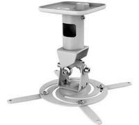 My Wall H 16-1 EWL Support plafond pour projecteur rotatif, inclinable, mobile blanc