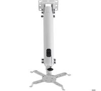 myWall Support plafond pour projecteur H16-8WL inclinable rotatif distance max. 690 mm blanc