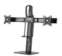 myWall Support de table HL 19 L – 1 écran 43,2–68,6 cm (17–27") noir inclinable pivotant réglable