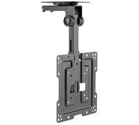 myWall Support d'écran pour plafond HL 45-2 L - 1 écran, inclinable, rotatif, noir