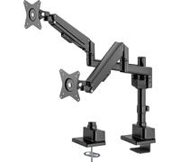 My Wall HL 51-2 L x2 Support de table pour écran 43,2 cm (17\ ) - 81,3 cm (32\ ) noir rotatif, inclinable
