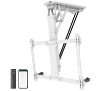 myWall HL 44 MWL Smart Home Support de Plafond pour téléviseur de 32" à 70" jusqu'à 35 kg Charge maximale 35 kg Fonction Smart Home motorisé Blanc