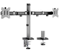 My Wall HL50-2L x2 Support de table pour écran 43,2 cm (17\ ) - 81,3 cm (32\ ) argent, noir inclinable, rotatif
