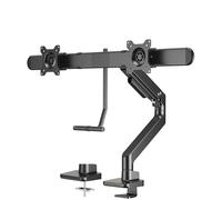 MYW HL59L - Support de moniteur, 2 écrans, 17'' - 32'', montage sur table