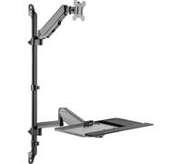 My Wall HL64L Support Mural pour écran 43,2 cm (17) à 81,3 cm (32) Noir Réglable en Hauteur, inclinable, pivotant