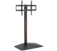 My Wall HP125L Support TV réglable en Hauteur, avec Aspect Bois de Noyer, Pied TV Moderne, pour téléviseur de 32 à 75 ", inclinable +5°/-10°, Plaque de Base Stable, VESA 100 x 100-600 x 400