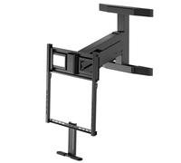 My Wall HP56L Support Mural réglable pour TV de 43 à 86 Pouces (109-218 cm), Hauteur réglable, pivotant, Orientation Horizontale, 10 à 45 kg, système de Ressort, Gestion des câbles