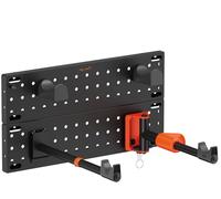 my wall HR14L Support mural modulaire pour vélo - Suspension verticale et horizontale - Support de vélo pour roues jusqu'à 30 kg et 45 mm de largeur de pneu - Deux crochets supplémentaires d'une