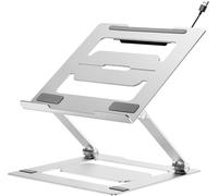 My Wall HT17L Support d'ordinateur portable réglable en hauteur, fonction hub USB, inclinable