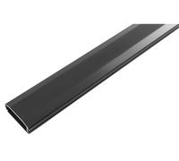 my wall HZ2-1,1 l Goulotte de câble en Aluminium avec Fermeture à clic brevetée pour Une Maison ou Un Bureau Bien rangée, 60 mm de Large, accès Rapide aux câbles