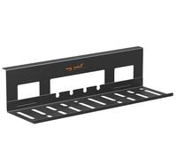 My Wall HZ48L Passe-câbles pour Bureau - pour Montage sous Un évier - Remplace Les Serre-câbles disgracieux - Design Ouvert - 400 x 140 x 100 mm - Charge maximale : 3 kg