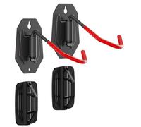 my wall Lot de 2 supports muraux pour vélo - Orientables - Jusqu'à 90 mm de largeur de pneu - 30 kg par support - Peu encombrant - En acier - Pour VTT, vélo de route, vélo électrique