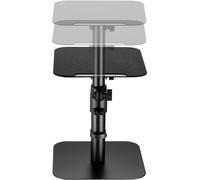 myWall Pied pour haut-parleur HS31L 2 écrans noir inclinable réglable en hauteur