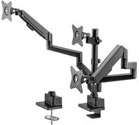 My Wall Support de table pour écran HL 51-3 L 3 Écran(s) 43,2 cm (17\ ) - 76,2 cm (30\ ) noir rotatif, inclinable, réglable en