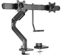 My Wall Support de table pour écran HL59L 2 Écran(s) 43,2 cm (17\ ) - 81,3 cm (32\ ) noir inclinable, rotatif, réglable en hauteur