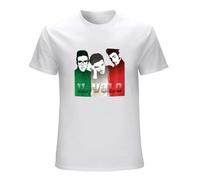 My Way Il Volo Men's Cotton T-Shirt White Shirt Top Tee XXL