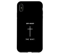 My Way The Way Cross - Minimalist Christian Faith Jésus Coque pour iPhone XS Max