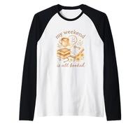 My Weekend is All Booked Cozy Book Lover Reading Manche Raglan