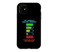My Weekly Social Energy Batterie Rechargeable Gamer Retro Coque pour iPhone 11