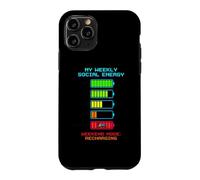 My Weekly Social Energy Batterie Rechargeable Gamer Retro Coque pour iPhone 11 Pro