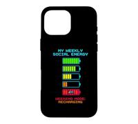 My Weekly Social Energy Batterie Rechargeable Gamer Retro Coque pour iPhone 16 Pro Max