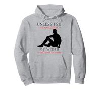 My Weight Isn't Your Business Homme Sarcastique Yoga Zen Men Fit Sweat à Capuche