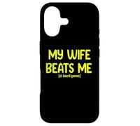 My Wife Beats Me… at Board Games - Funny Couples Humor Tees Coque pour iPhone 17