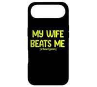 My Wife Beats Me… at Board Games - Funny Couples Humor Tees Coque pour iPhone Air