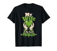 My Wife is My Favorite Problem Cœur rétro T-Shirt