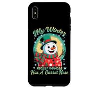 My Winter Project Manager Has A Carrot Nose Coque pour iPhone XS Max