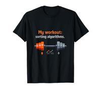 My Workout Algorithmes de tri Data Science Gym Design T-Shirt