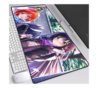 My Youth Romantic 900x400mm Tapis de Souris XXL Multifonction Gaming Mousepad XXL Grand sous Main, Anime Souris 3mm Bureau Anti-Glissant Surface Texturée pour Ordinateur, E