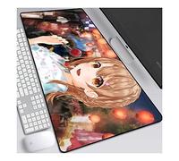 My Youth Romantic Tapis de Souris Gaming XXL, 900x400mm, Anime Mouse Pad - Surface spéciale améliore la Vitesse et la précision, 3mm Base en Caoutchouc Antidérapant Surface-pour Ordinateur et PC, E