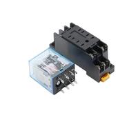 MY2P HH52P MY2NJ 12V 24V / 110V 220V 380 AC bobine micro mini relais DPDT à usage général avec base de prise(AC,48V)