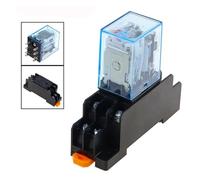 MY2P HH52P MY2NJ DPDTMiniature Coil Generalelectromagnetic intermediate relay switch withSocket Base LED AC 110V 220V DC 12V 24V NWPNLXEA(DC,48V)