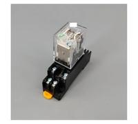 MY2P HH52P MY2NJ Relay Coil DPDT Electromagnetic Relay Switch with Socket Base LED AC 110V 220V DC 12V 24V NWPNLXEA(DC 24V)